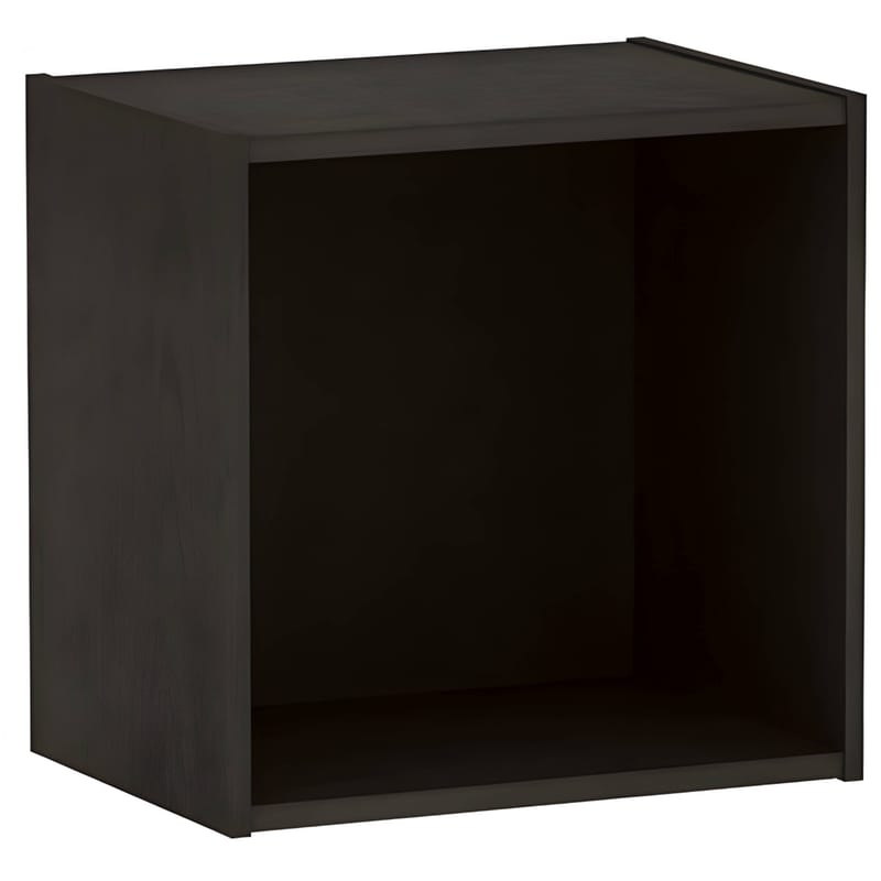 Κουτί Βιβλιοθήκης Woodwell από Μελαμίνη 40×29 cm – Wenge/ Μαύρο