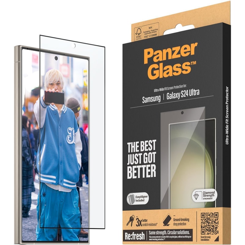 PANZERGLASS Προστατευτικό οθόνης Samsung Galaxy S24 Ultra - Panzerglass Screen Protector Ultra Wide Fit Anti-Scratch