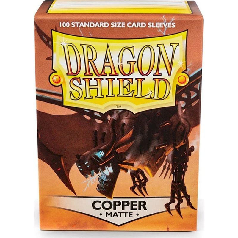 Dragon Shield Standard Size Matte Sleeves (100 Sleeves) Copper