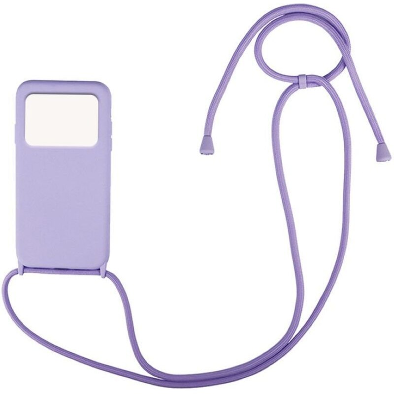 MY COLORS Θήκη Xiaomi Poco X4 Pro 5G - My Colors Carryhang Με Κορδόνι - Λιλά