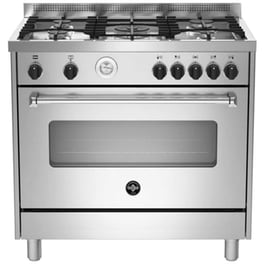 LA GERMANIA AMN965EXT/21(GPL) 117 Lt Inox Κουζίνα Μεικτή Υγραερίου