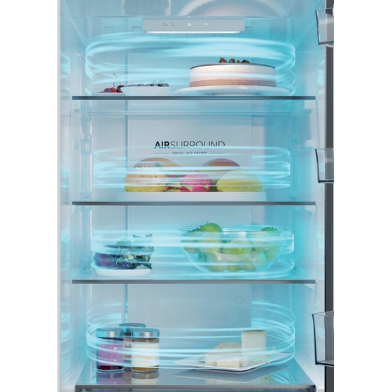 HAIER HDPR3618DNPD Total No Frost 355 Lt Dark Inox Ψυγειοκαταψύκτης image 8