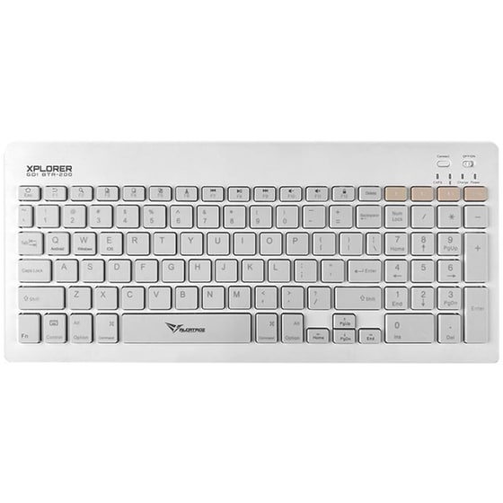 Alcatroz BTR200M Ασύρματο Bluetooth Πληκτρολόγιο Αγγλικό (US) - Γκρι image 0