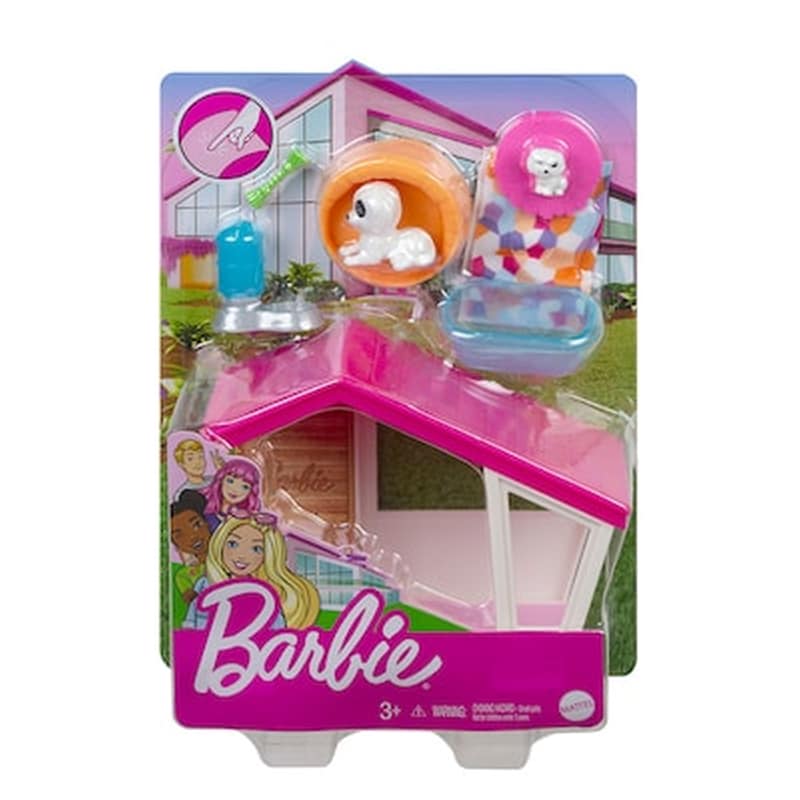 Mattel Barbie – Έπιπλα Σετ Σπιτάκι, Σκυλάκια