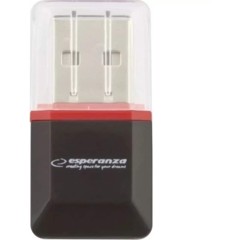 Esperanza EA134K MicroSD Card Reader Μαύρο ESPERANZA