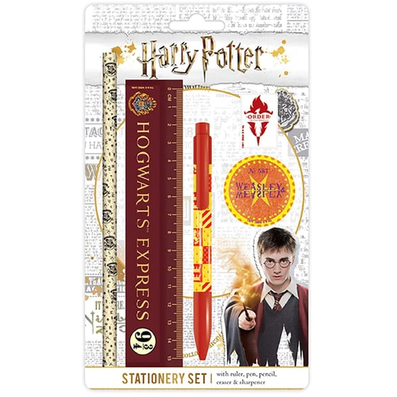 Σετ Δώρου Pyramid - Harry Potter - First Year - Stationary Set ( Χάρακας & Μολύβι & Στυλό & Ξύστρα & Γόμα) image 0