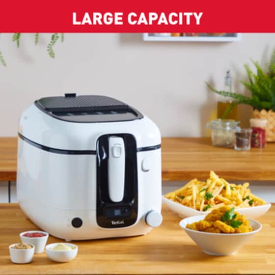 TEFAL Super Uno FR3140 με Αποσπώμενο Κάδο 1800 W 2.2 L - Λευκό Φριτέζα Λαδιού image 7
