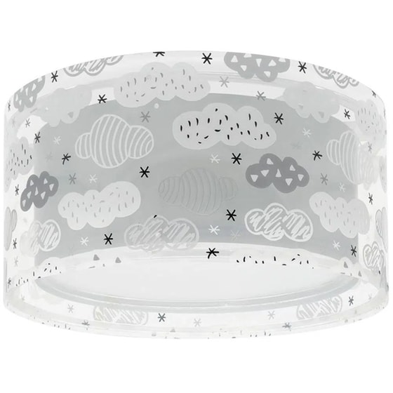 Παιδικό Φωτιστικό Οροφής Ango Clouds Πλαφονιέρα 41416E - Γκρι image 0