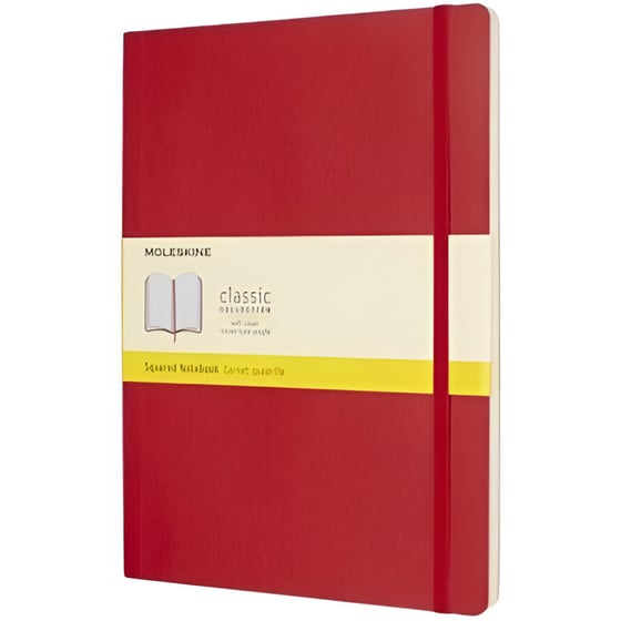 Σημειωματάριο Moleskine Scarlet Καρέ Κόκκινο XL (1 Τεμάχιο) image 0