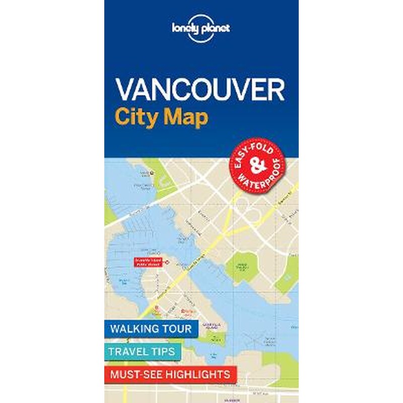 Lonely Planet Vancouver City Map