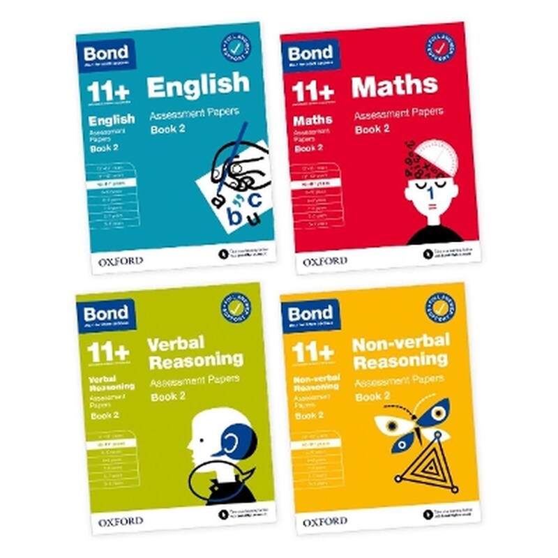 11+: Bond 11+ English, Maths, Non-verbal Reasoning, Verbal Reasoning Assessment Papers: Ready for the 2024 exam