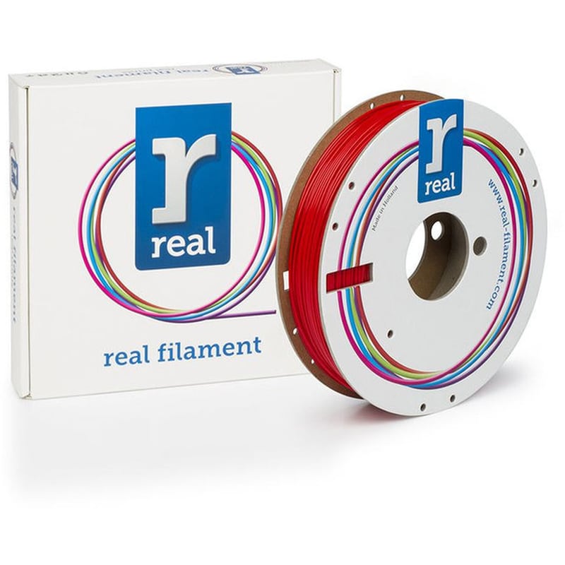 Real PETG 3D Printer Filament - Red - Spool Of 0.5kg - 1.75mm