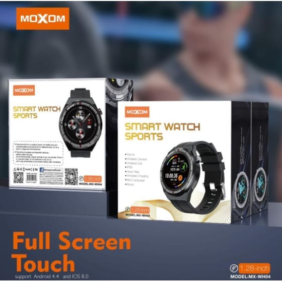 Smartwatch Moxom MX-WH04 Sports 32mm - Μαύρο image 1