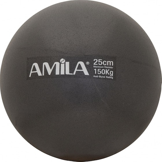 Μπαλάκι Γυμναστικής Amila Κατάλληλη για Pilates 0.18 kg 25 cm - Μαύρο image 0