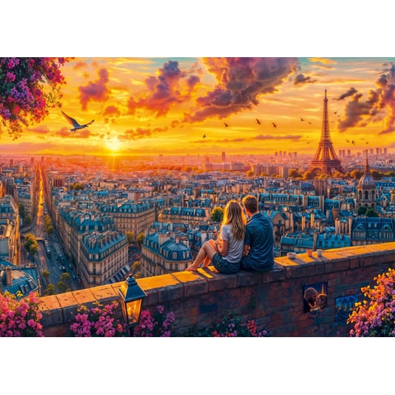 Παζλ Schmidt Parisian Rooftop Whispers (1000 Κομμάτια) image 1