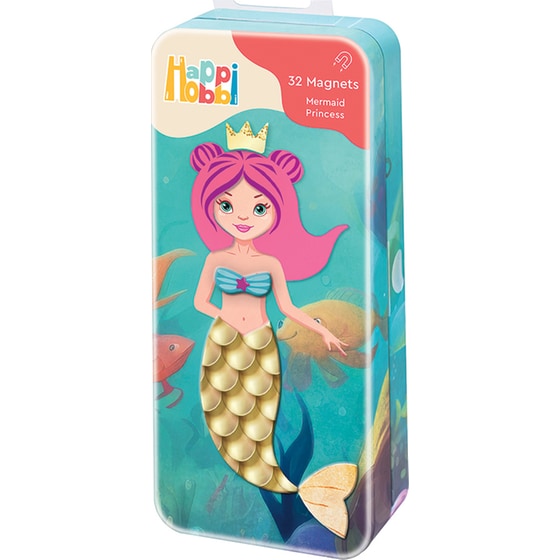 HappiHobbi Magnet Tins City Heroes/ Fashion Girl/ Mermaid Princess Εκπαιδευτικοί Χάρτινοι Μαγνήτες 1 Τμχ - Τυχαία Επιλογή Σχεδίου image 16