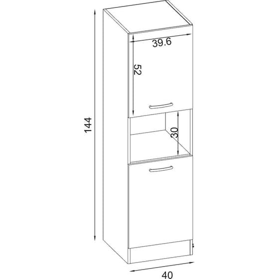 Γραφείο Βιβλιοθήκη Kitwood από Μελαμίνη 160x50x144cm - Sonoma Δρυς/ Λευκό Matt image 4