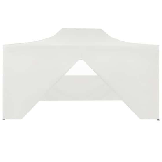 Κιόσκι Vidaxl Ατσάλι Πτυσσόμενο 2x4m - Λευκό image 3