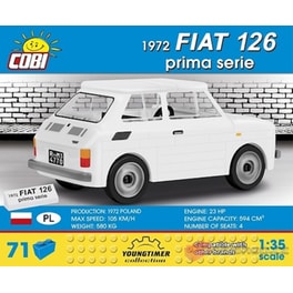 Cobi Αυτοκίνητο 1972 Fiat 126 Prima Serie  71 Τεμ Cobi-24523