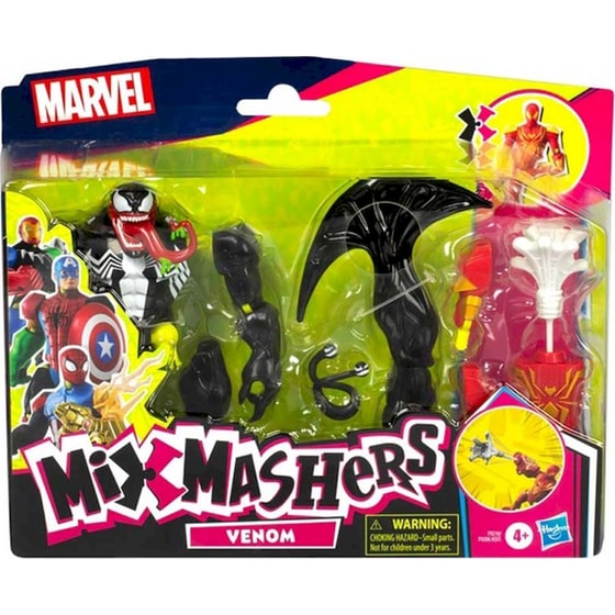 Hasbro Φιγούρα Marvel Iron Spider/ Venom MixMashers 1 Τμχ - Τυχαία Επιλογή Σχεδίου image 2