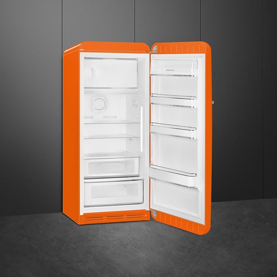 SMEG FAB28ROR6 270 Lt Πορτοκαλί Ψυγείο Μονόπορτο image 1