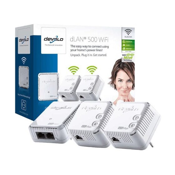 Powerline Devolo dLAN 500 Network Kit WiFi 9096 - 500Mbps image 1