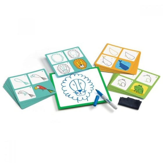 Djeco Ζωγραφίζοντας Βήμα-Βήμα - Ζωάκια image 1