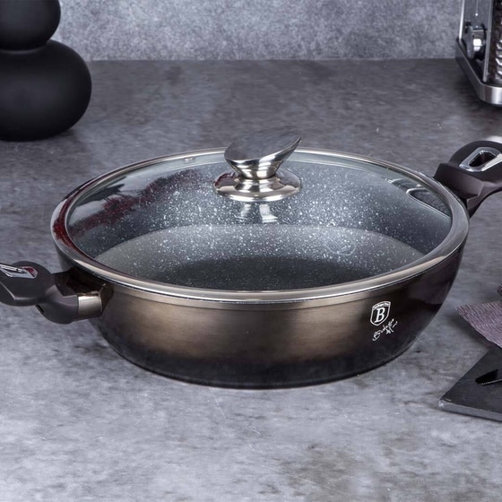 Κατσαρόλα BERLINGER HAUS BH6609 28 cm 3.8 L Μαύρο image 2