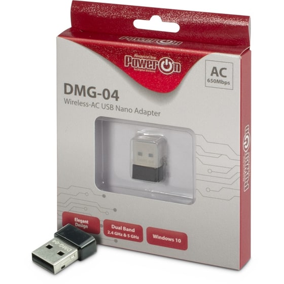 Intertech DMG-04 Nano USB Αντάπτορας Δικτύου Ασύρματη Σύνδεση 650Mbps image 2
