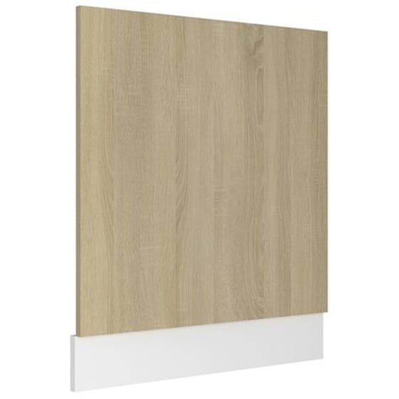 Vidaxl Πρόσοψη Πλυντηρίου Πιάτων Sonoma Δρυς 59,5x3x67 Εκ. Μοριοσανίδα image 2