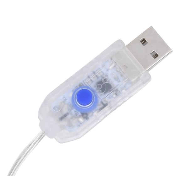 Λαμπάκια Vidaxl Σε Σχήμα Αστέρι Και Φεγγάρι Με 345 LED - Πολύχρωμα image 4