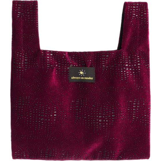 Γυναικεία Τσάντα Χειρός Always On Sunday Velvet Pixie Small - Bordeaux image 0