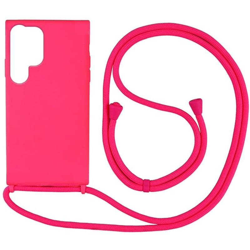 SONIQUE Θήκη Samsung Galaxy S23 Ultra - Sonique Carryhang Με Κορδόνι - Ροζ