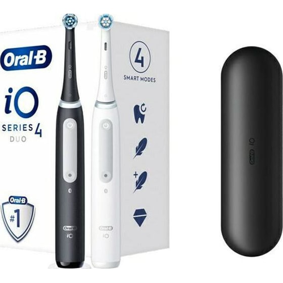 Σετ Ηλεκτρικές Οδοντόβουρτσες ORAL-B iO Series 4 DUO - Μαύρο/Λευκό image 1