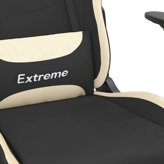 Καρέκλα Gaming VIDAXL 345480 με Υποπόδιο - Μαύρο image 10