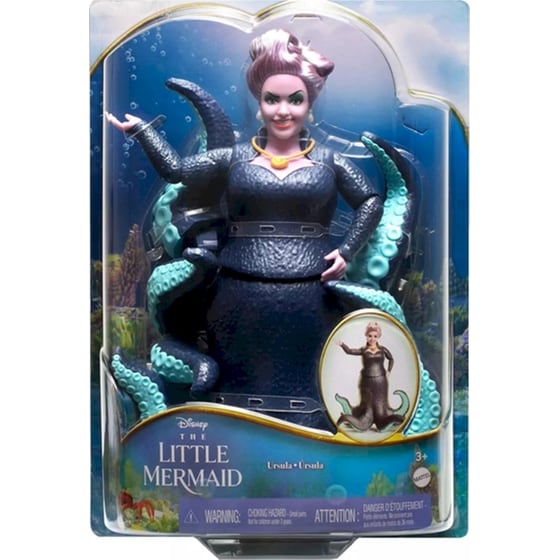 Κούκλα Disney Η Μικρή Γοργόνα Ούρσουλα Με Αξεσουάρ (HLX12) image 3