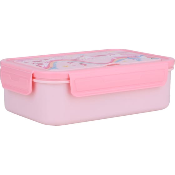 Φαγητοδοχείο με Κουτάλι, Πιρούνι και Μαχαίρι Estia Home Art Save the Aegean Rainbow Dreams 1400 ml image 2