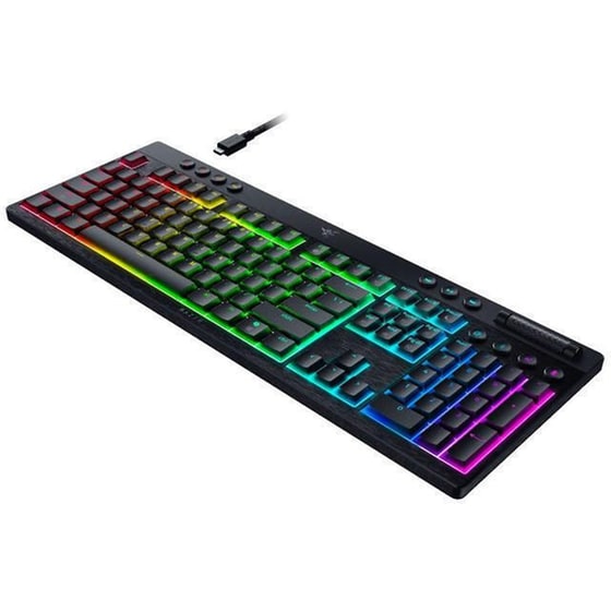 Razer BlackWidow V4 Low Profile Μηχανικό Ασύρματο Πληκτρολόγιο με Green διακόπτες - Μαύρο image 1