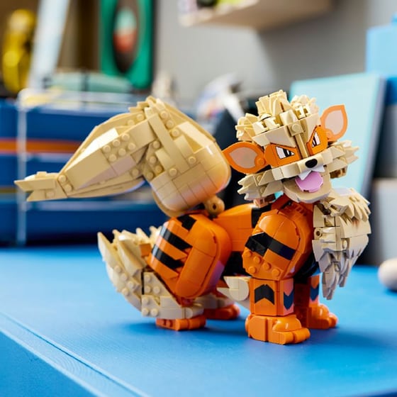 LEGO® Pokémon™ Arcanine Pokémon Figure Building Set (72160) image 7