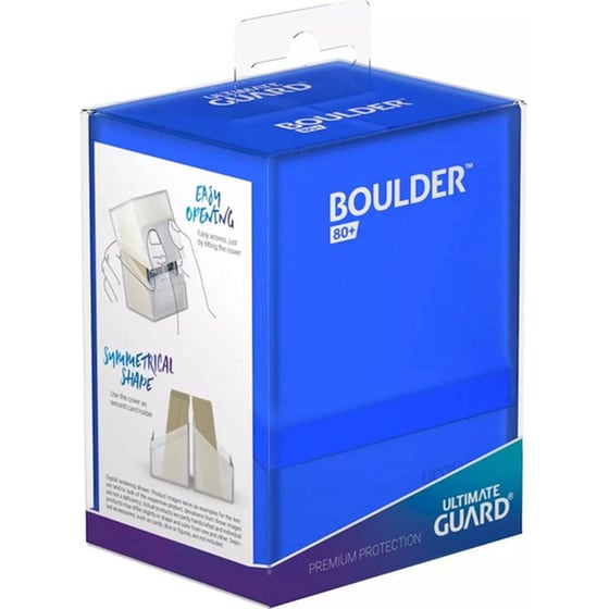 Ultimate Guard Boulder Deck Case 80+ Standard Size Sapphire image 3