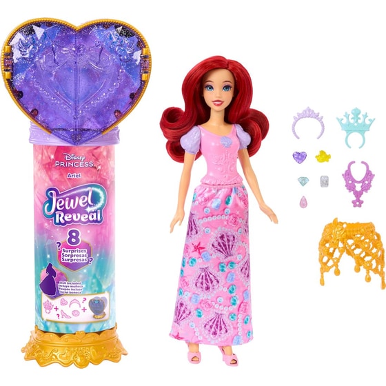 Disney Princess Jewel Reveal™ Άριελ Κούκλα image 4