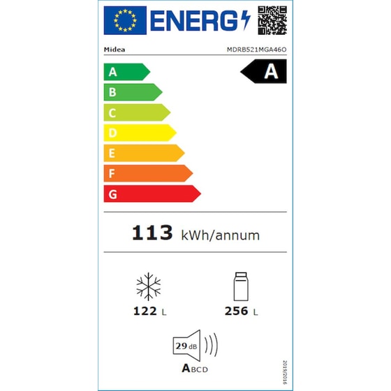 MIDEA MDRB521MGA46O Total No Frost 368 Lt Inox Ψυγειοκαταψύκτης image 5