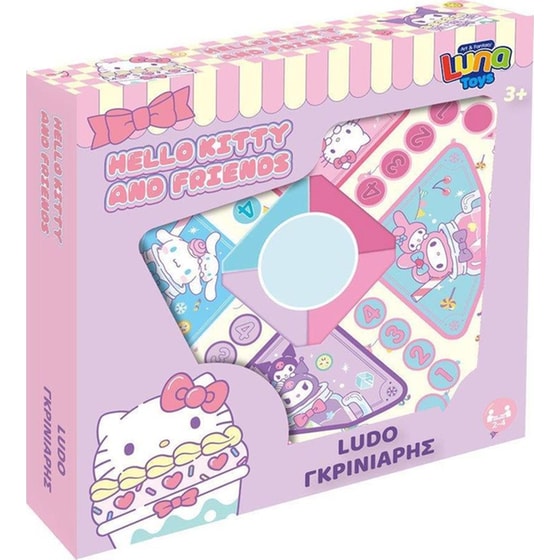 Γκρινιάρης Hello Kitty με Pop Up Ζάρια Επιτραπέζιο (Luna Toys) image 0