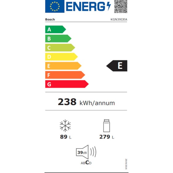 Ψυγειοκαταψύκτης BOSCH KGN39IJEA No Frost 368 Lt image 4
