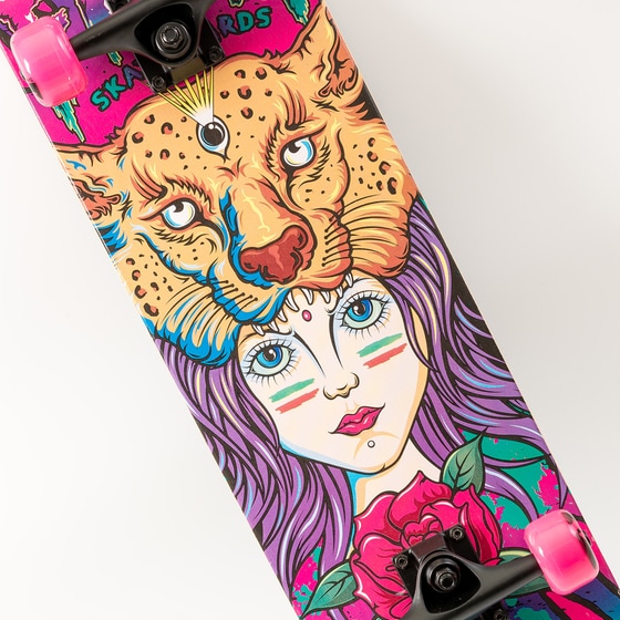 Skateboard 31'' Lion Lady Complete Set By Fish image 1