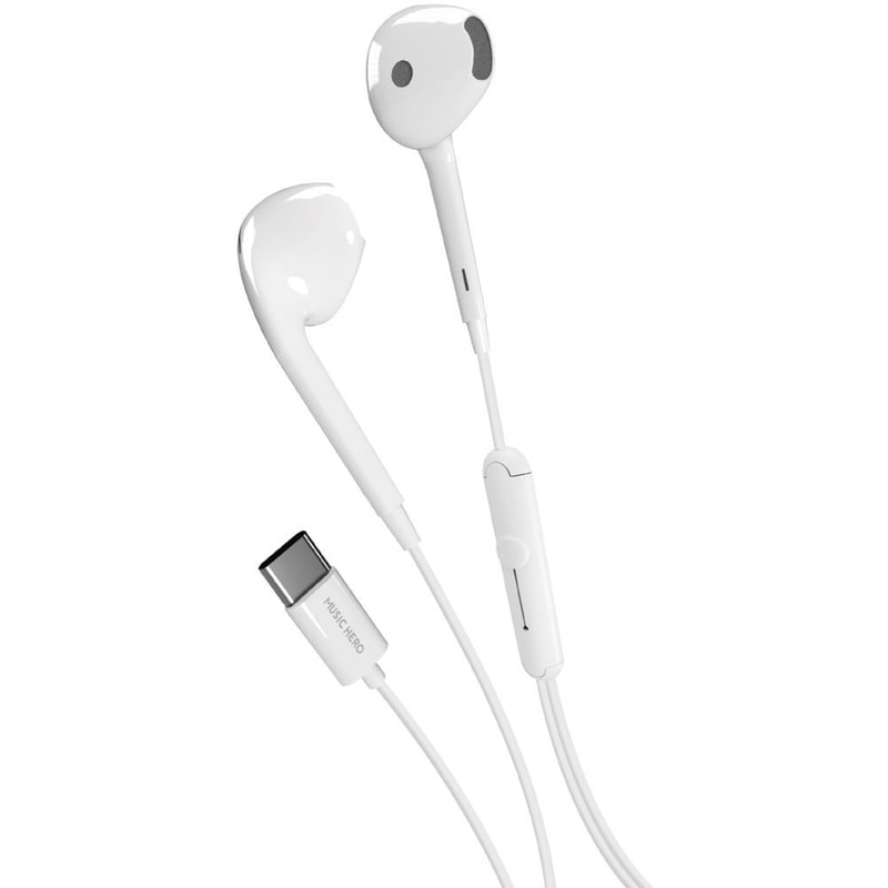 SBS Tubb Handsfree USB-C - Λευκό