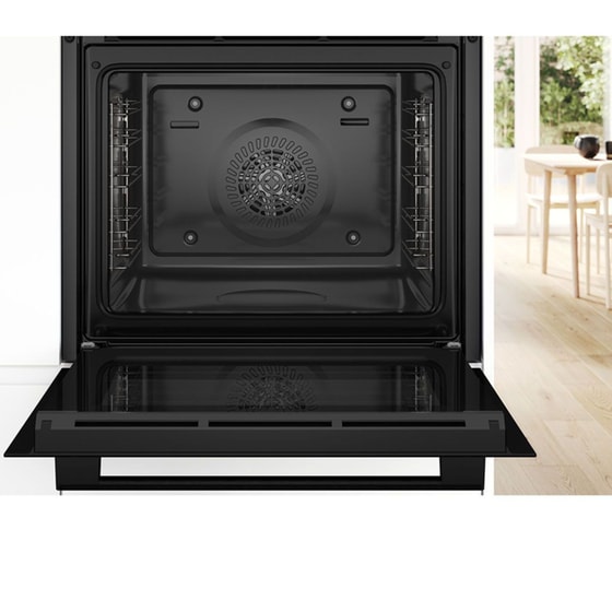 BOSCH HBA514BB3 & PKE61RBA2Ε 71 Lt Μαύρο Εντοιχιζόμενος Σετ Φούρνος και Εστία image 4