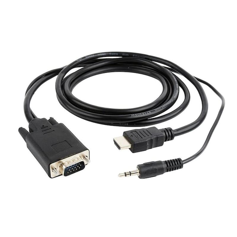 CABLEXPERT Cablexpert Hdmi To Vga Audio Adapter 1.8m A-hdmi-vga-03-6