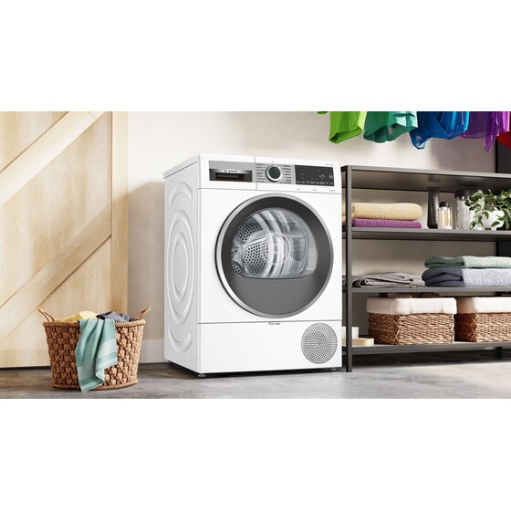 BOSCH WQG233D8GR 8 kg με Αντλία Θερμότητας Λευκό Στεγνωτήριο Ρούχων image 6