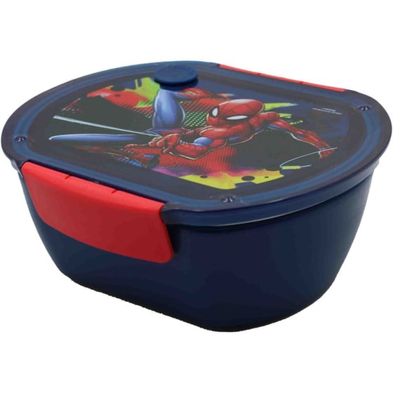 Φαγητοδοχείο Gim Stainless Steel Spiderman 680 ml Μπλε image 3